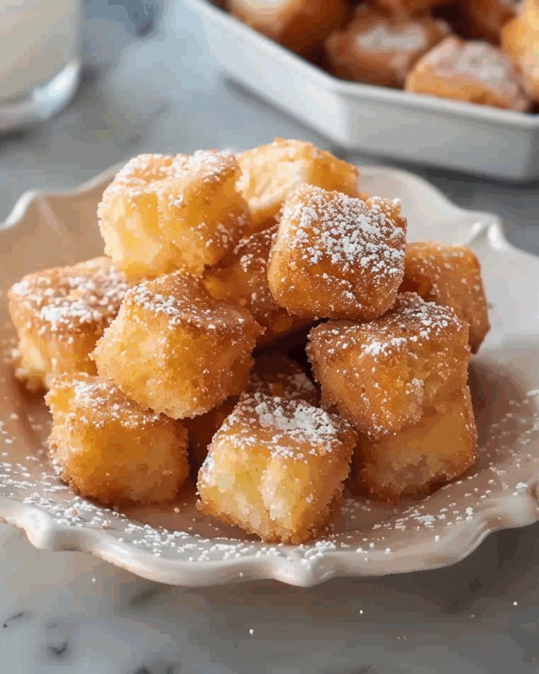 Crispy Angel Cake Churro Bites