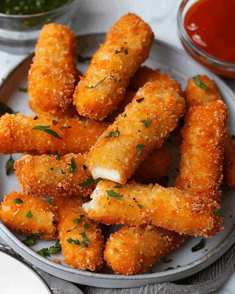 Classic Homemade Mozzarella Sticks
