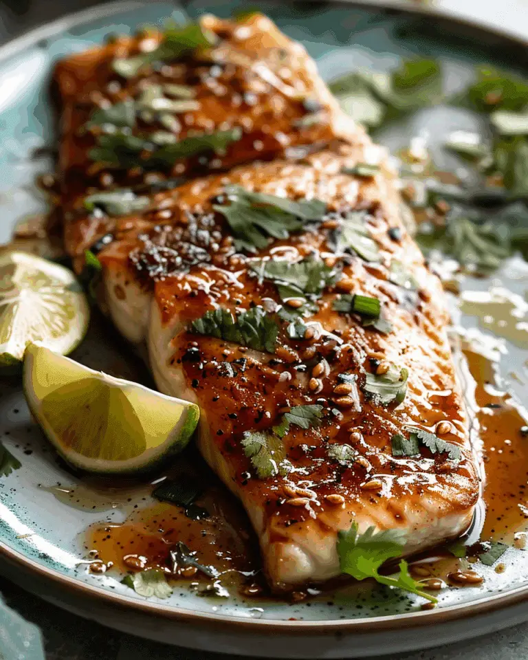 Asian Glazed Baked Barramundi