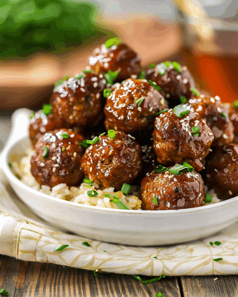 Honey Garlic Meatballs