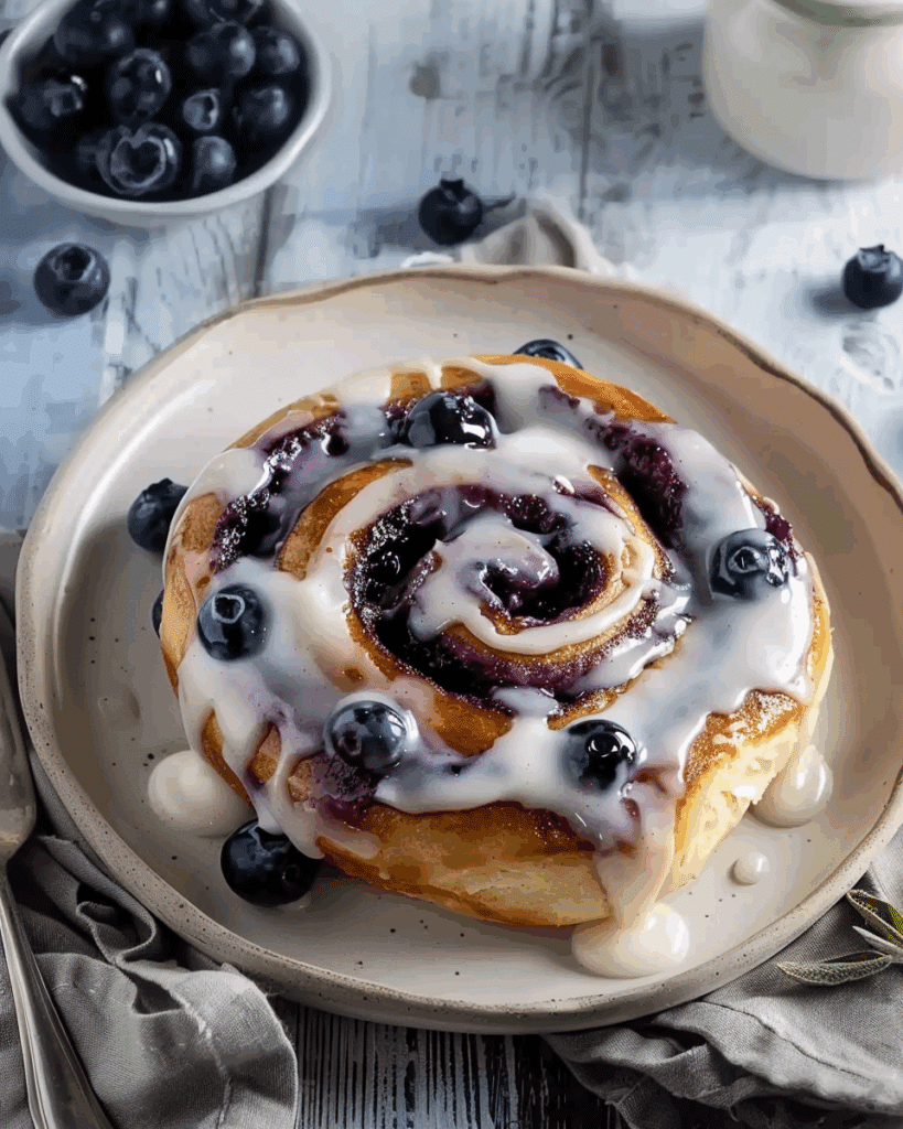 Blueberry Cinnamon Rolls