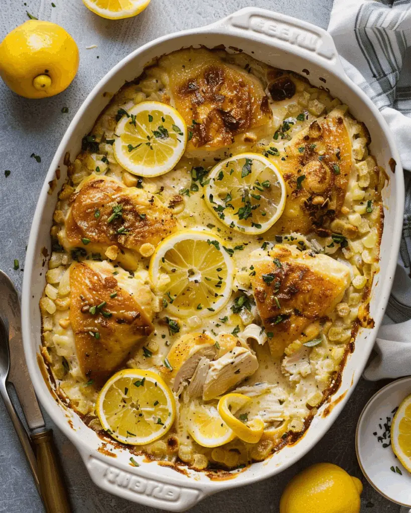 Lemon Chicken Casserole