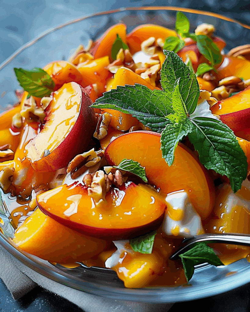 Millionaire Peach Salad