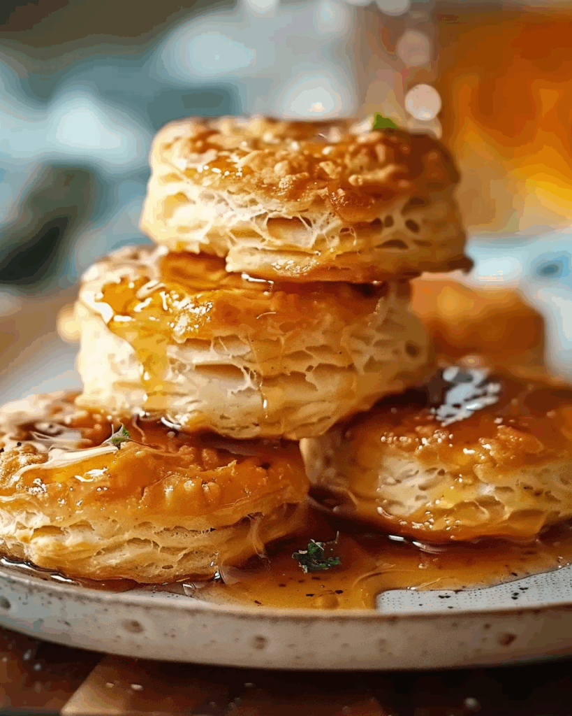 Hot Honey Chicken Biscuits