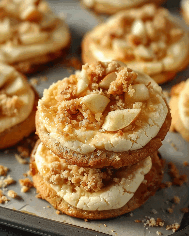 Apple Pie Cheesecake Cookies