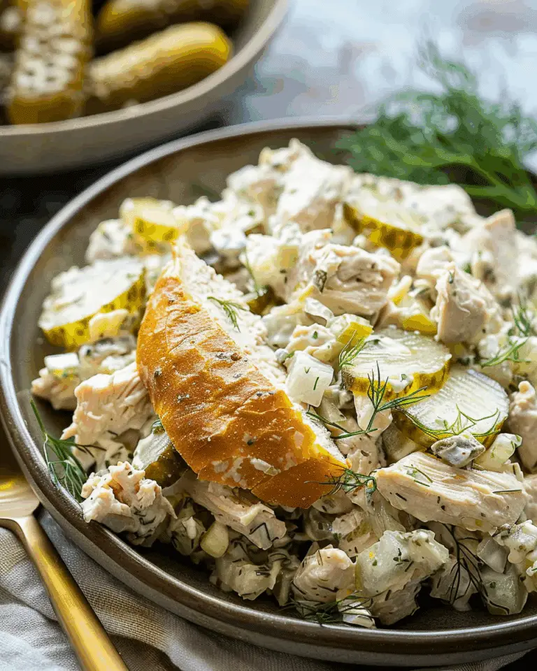 Dill Pickle Chicken Salad