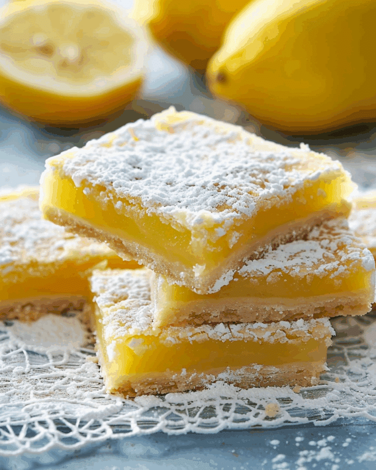 Lemon Bars with Shortbread Crust