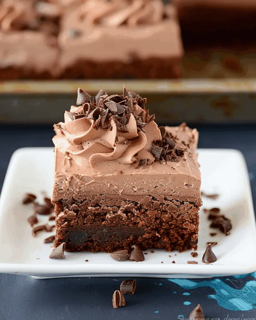 Chocolate Mousse Brownies