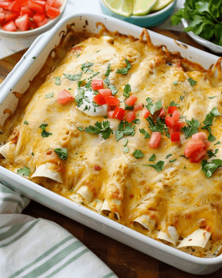 Cream Cheese Chicken Enchiladas