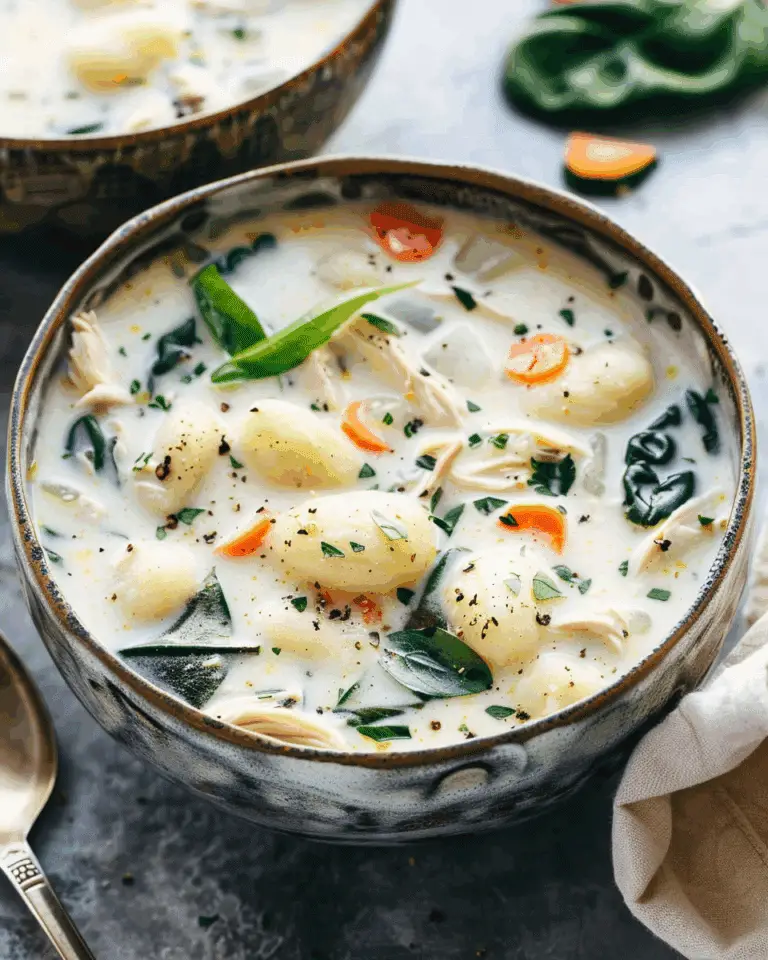 Creamy Chicken Gnocchi Soup