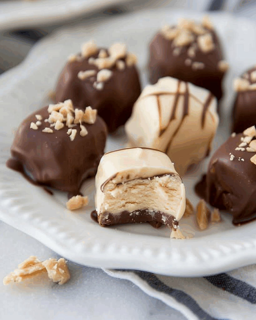 Frozen Peanut Butter Greek Yogurt Bites
