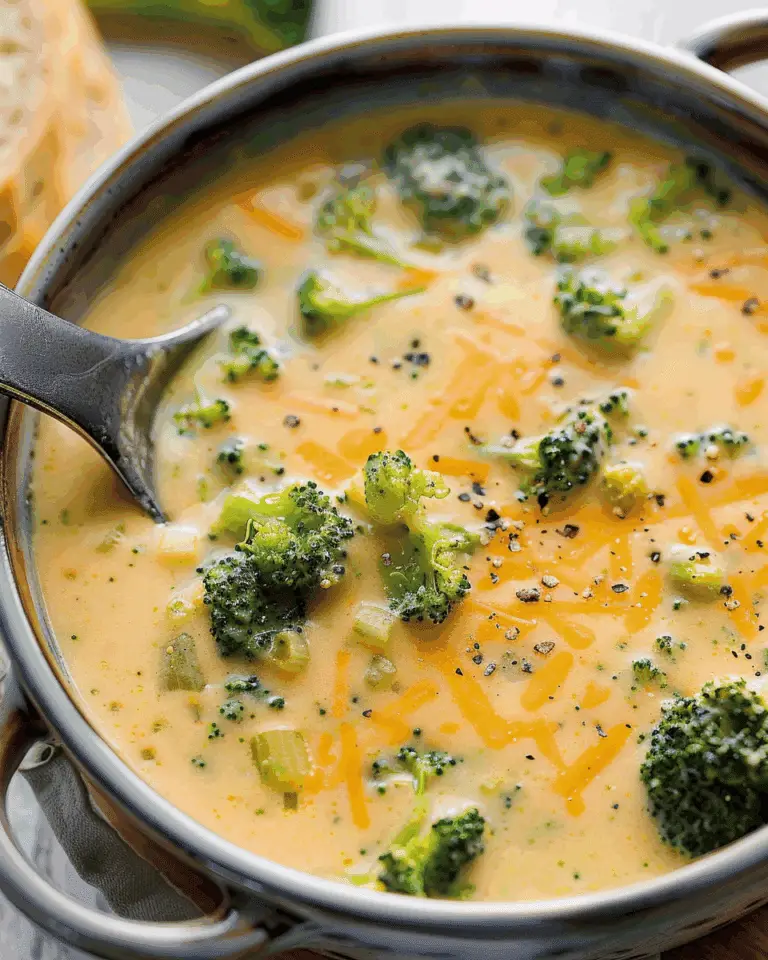 The Best Broccoli Cheese Soup