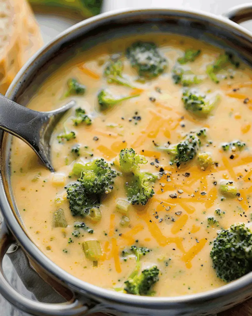 The Best Broccoli Cheese Soup