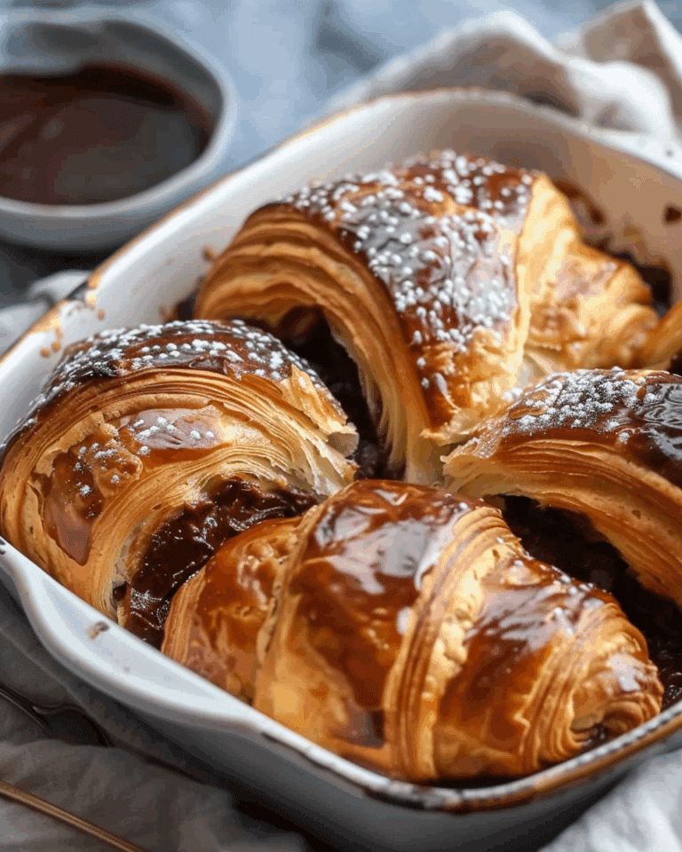 Chocolate Croissant Breakfast