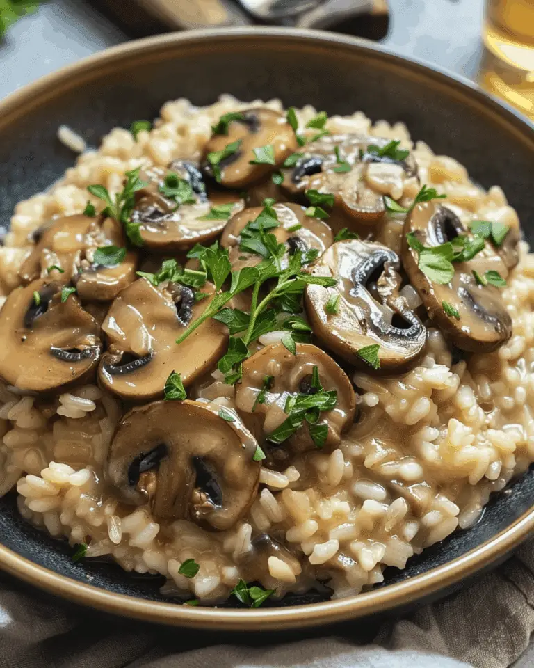 Creamy Mushroom Risotto