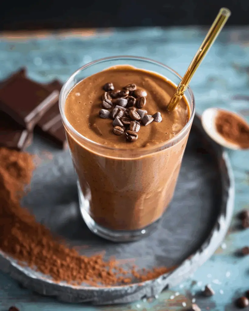 Healthy Chocolate Coffee Smoothie