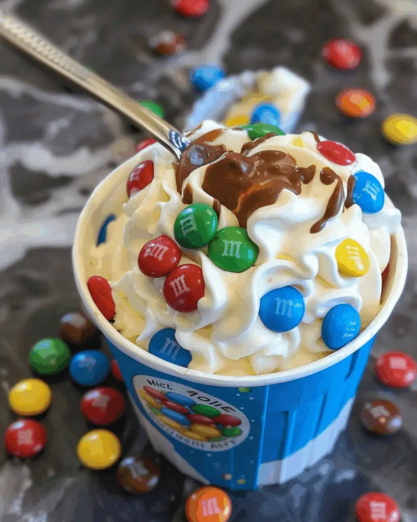 Ninja Creami M&M McFlurry