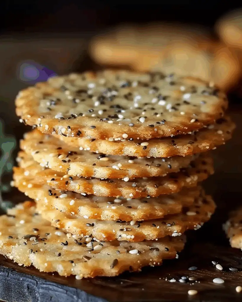 Shortbread with Comté, Sesame, and Provençal Herbs