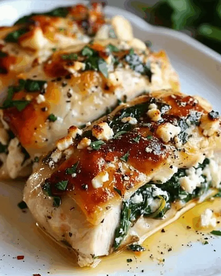 Spinach and Feta Chicken Rolls