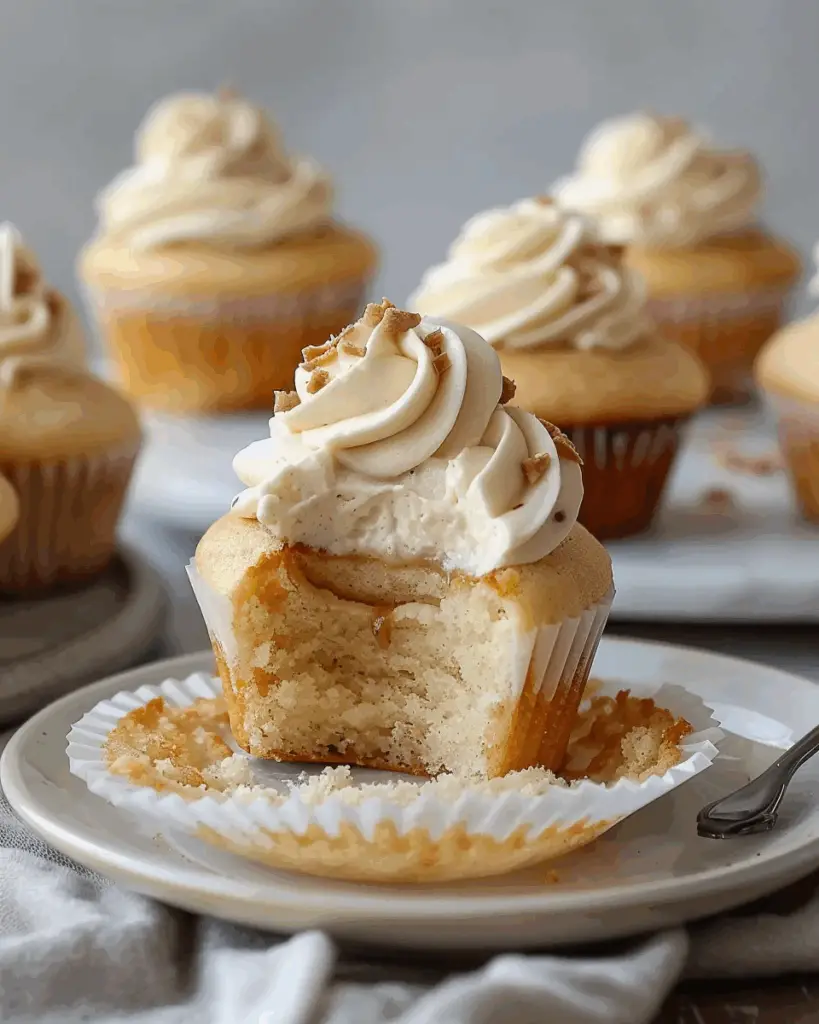 The Best Vanilla Bean Brown Butter Cupcakes