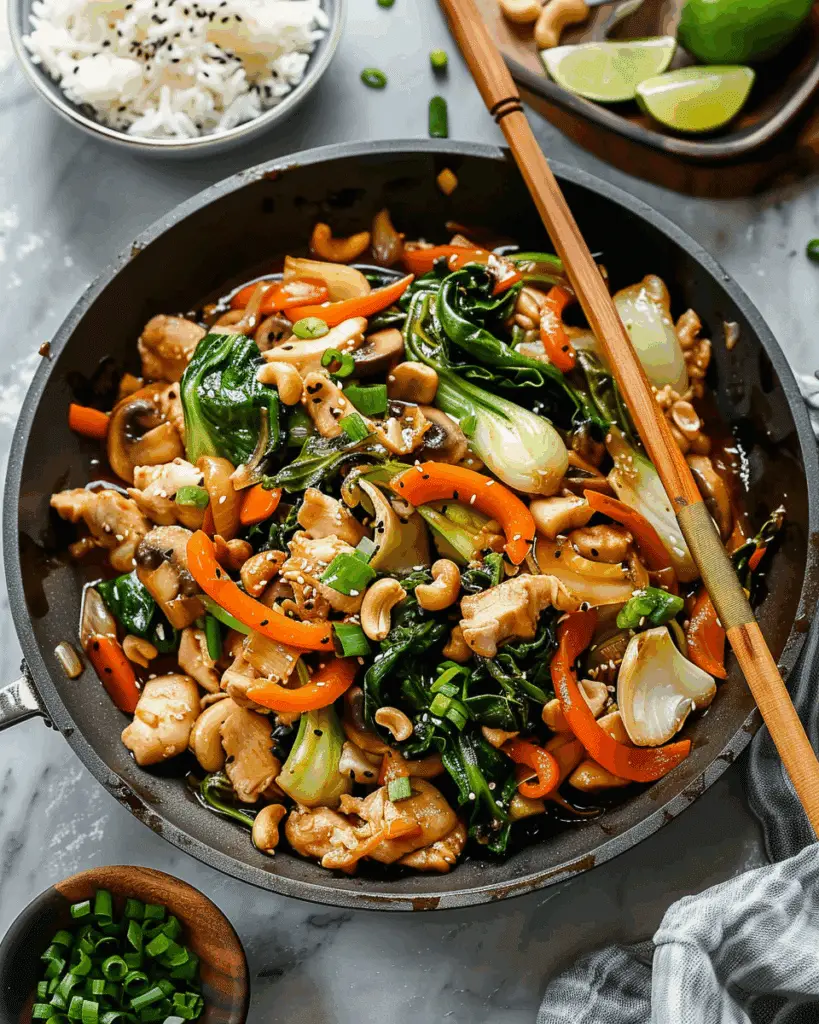 Chicken and Bok Choy Stir Fry