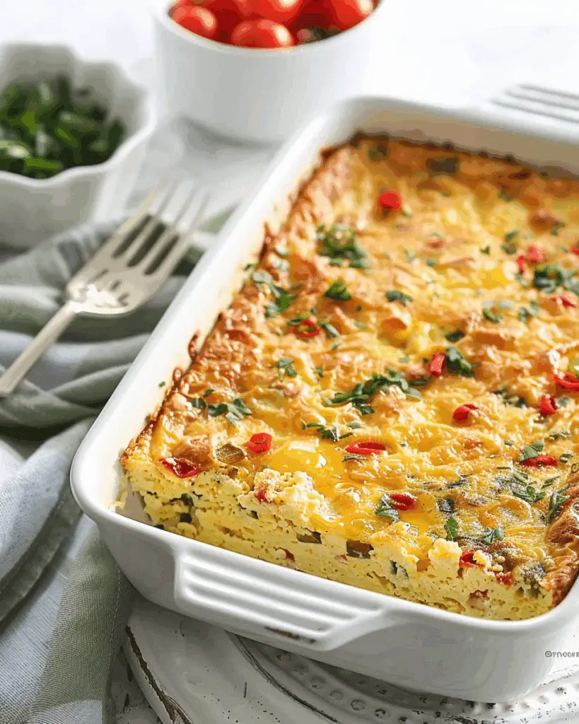 Egg Casserole with Cottage Cheese
