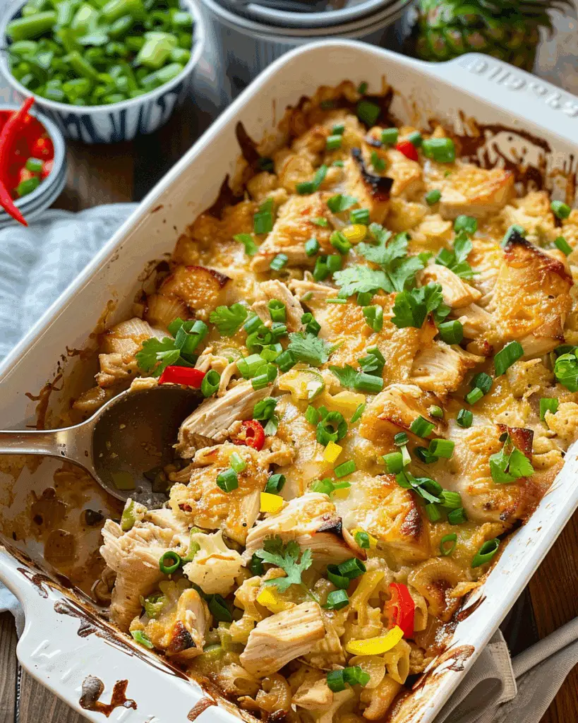 Hawaiian Chicken Casserole