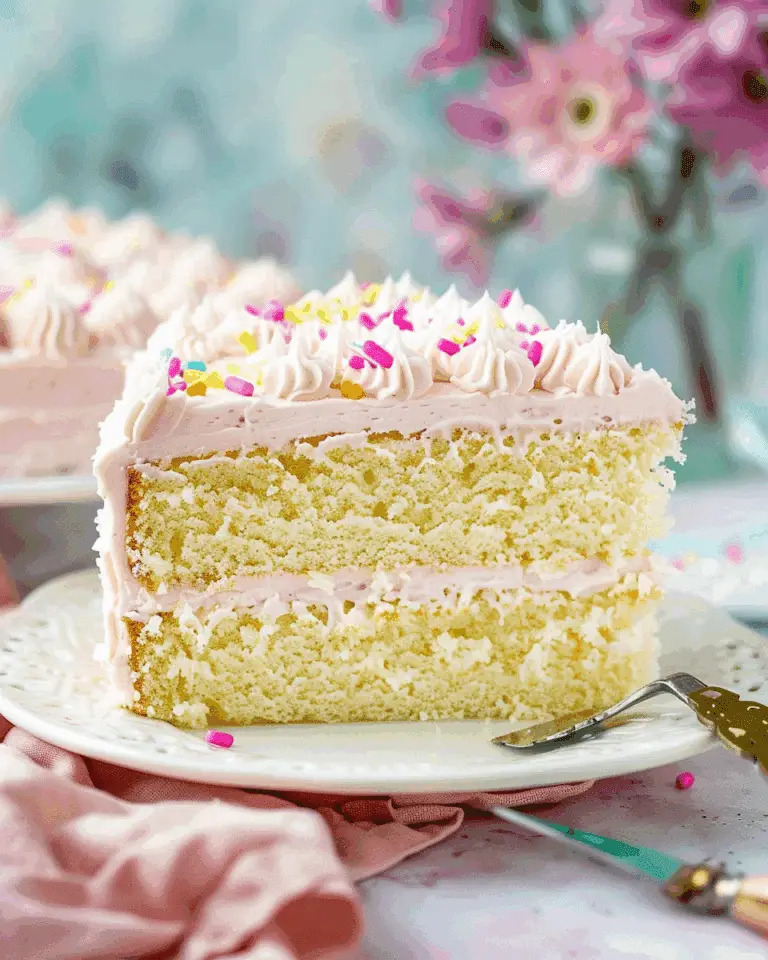 Vanilla Sheet Cake Recipe