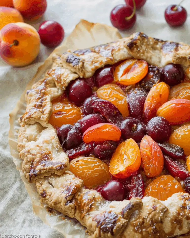 Apricot Cherry Galette