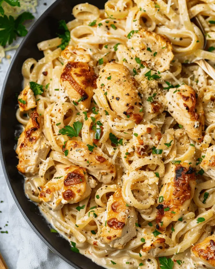 Chicken Garlic Parmesan Pasta