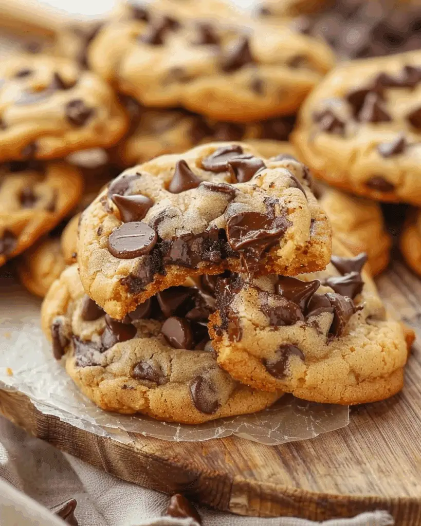 Gooey Chocolate Chip Cookies
