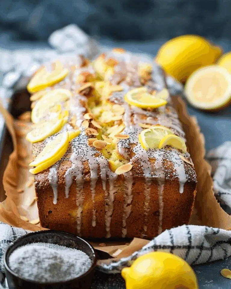 Poppy Seed Almond Lemon Loaf