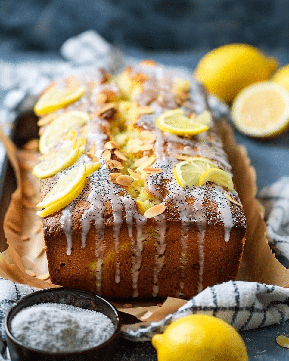 Poppy Seed Almond Lemon Loaf