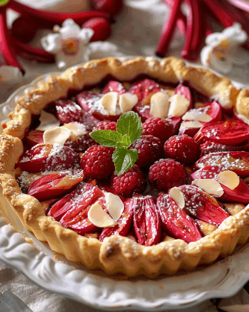 Tarte Rhubarbe