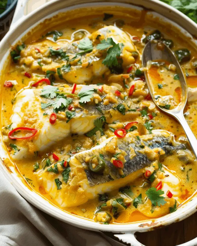 Baked Coconut Fish Curry