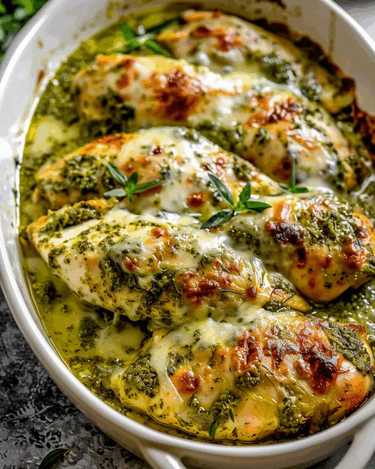 Easy Baked Pesto Chicken