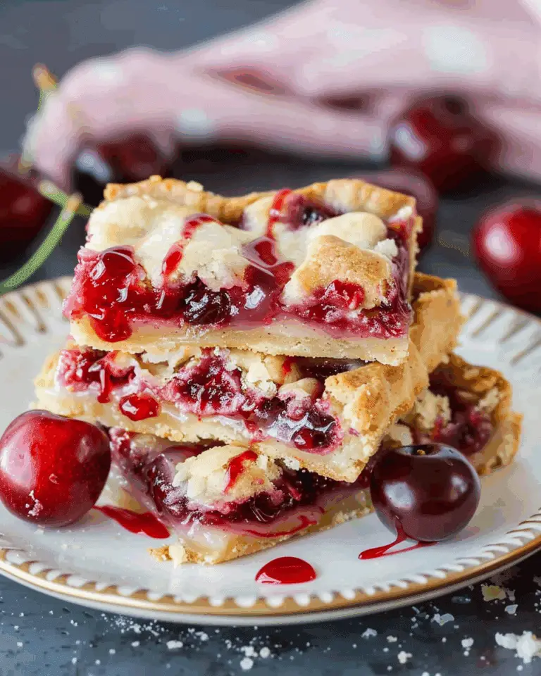 Easy Cherry Pie Bars for a Crowd