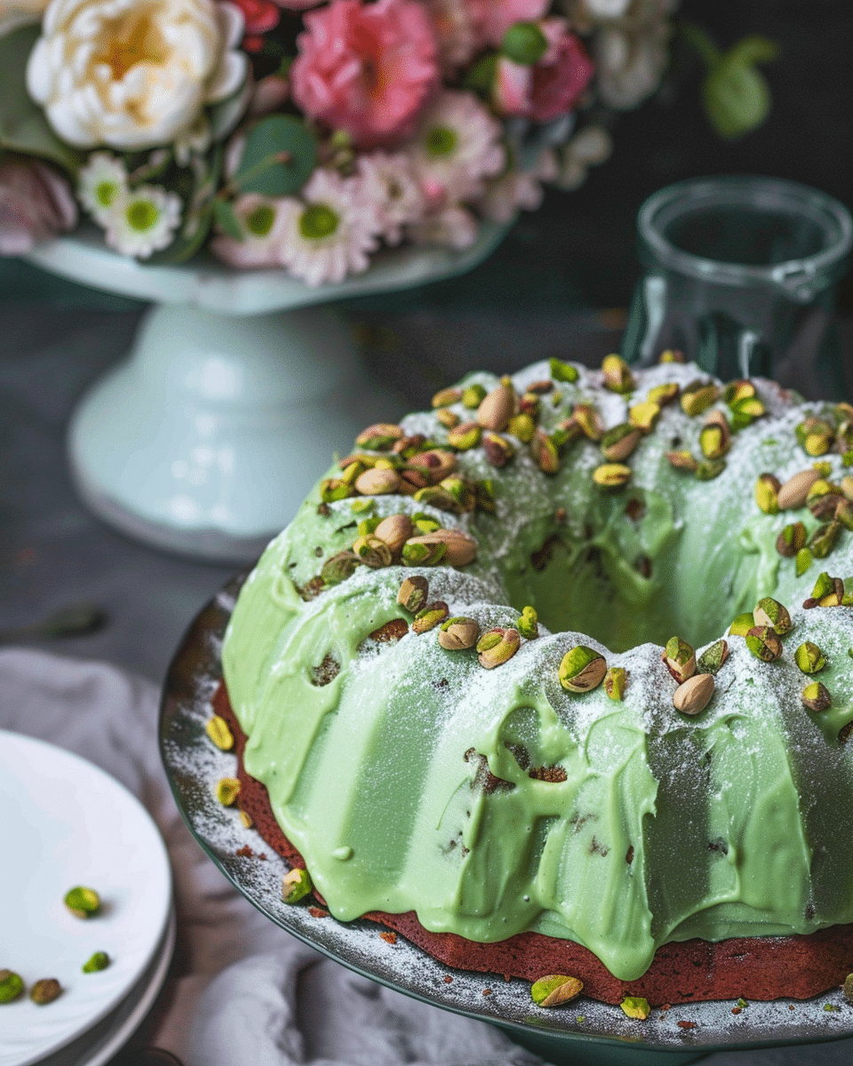 Pistachio Bundt Cake Recipe