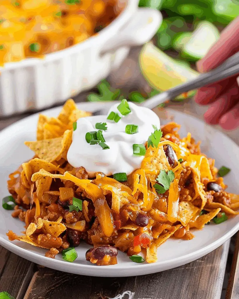 Cheesy Frito Chili Casserole