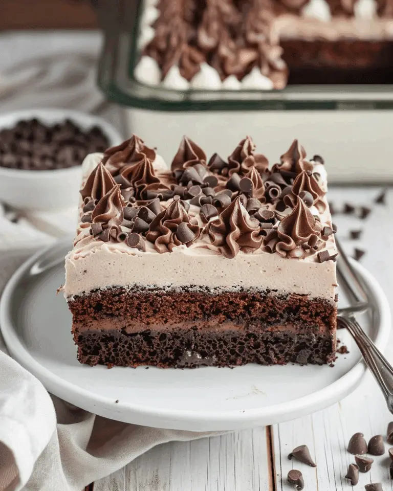 Death by Chocolate Poke Cake