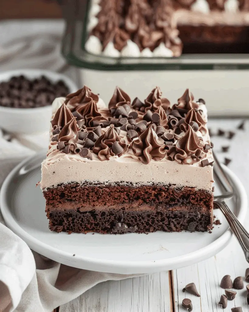 Death by Chocolate Poke Cake
