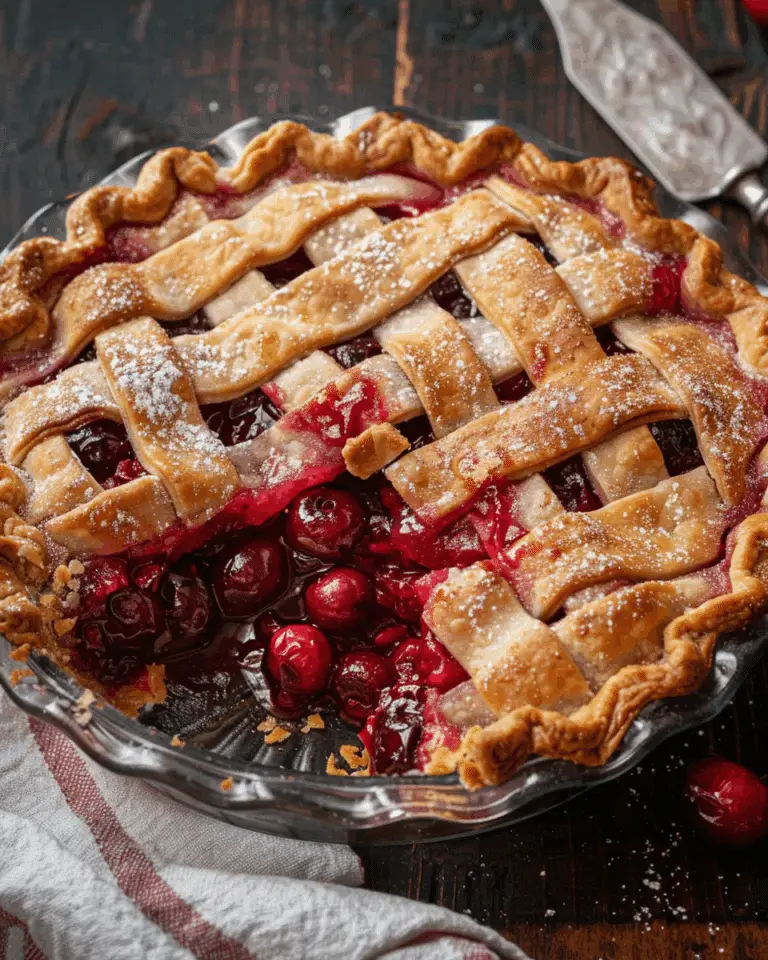 Grandma’s Sour Cherry Pie