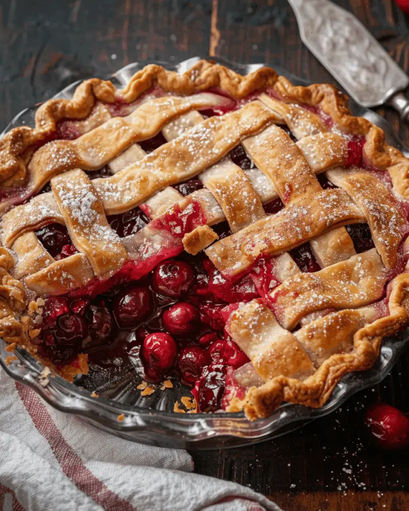 Grandma’s Sour Cherry Pie