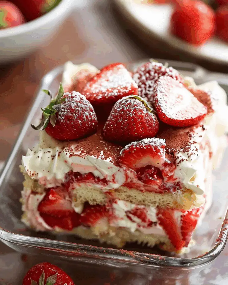 Strawberry Shortcake Tiramisu