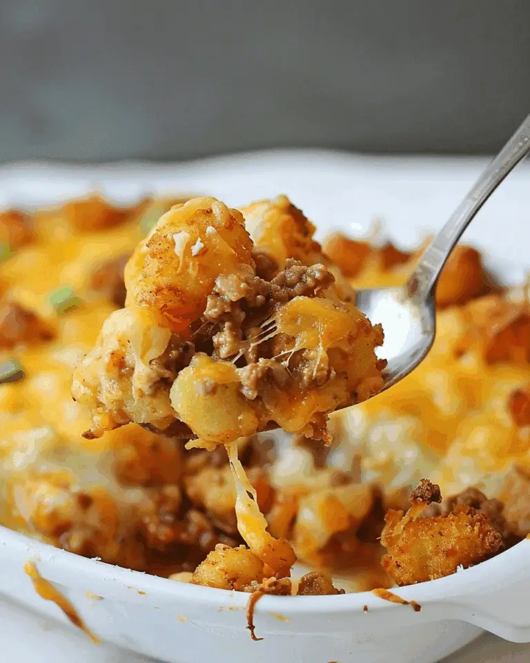 Cheeseburger Tater Tot Casserole
