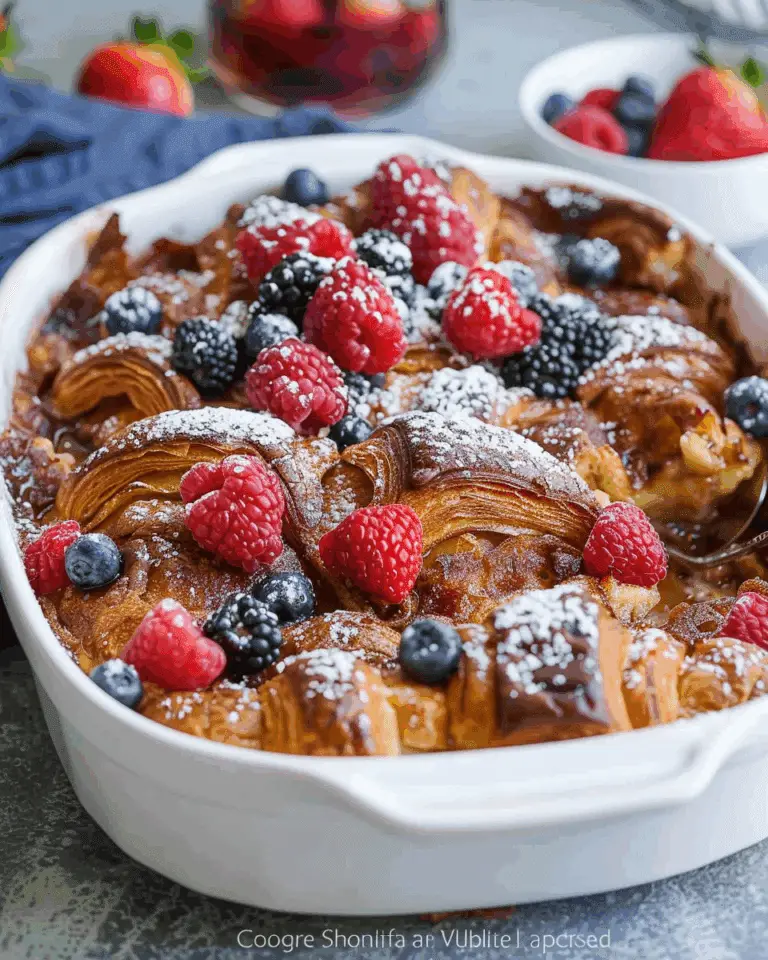 Croissant French Toast Casserole
