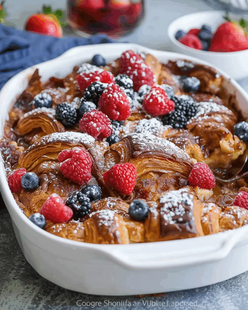 Croissant French Toast Casserole