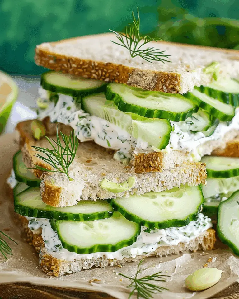 Cucumber Sandwiches