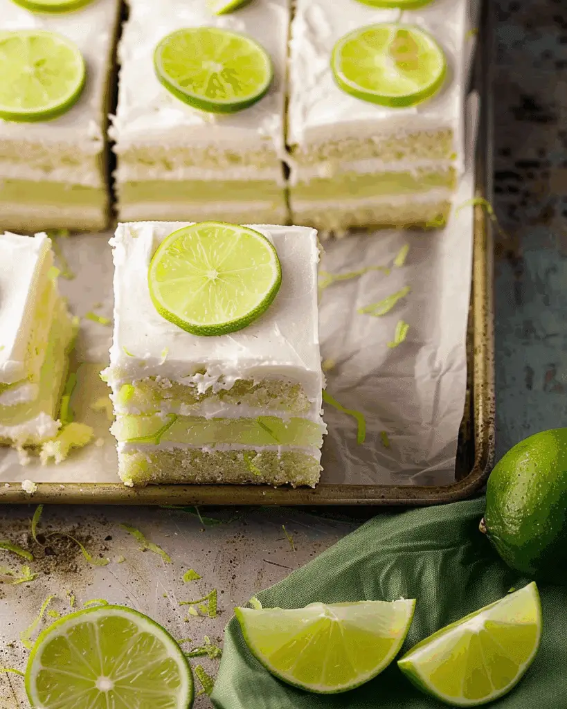 Key Lime Sheet Cake