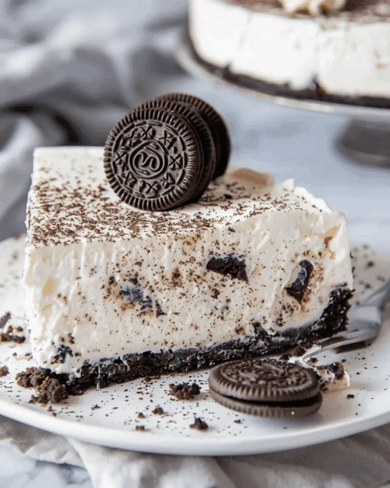 No-Bake Keto Oreo Cheesecake